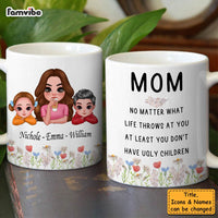 Personalized Gift For Mom Ugly Children Mug 31964 thumb 1