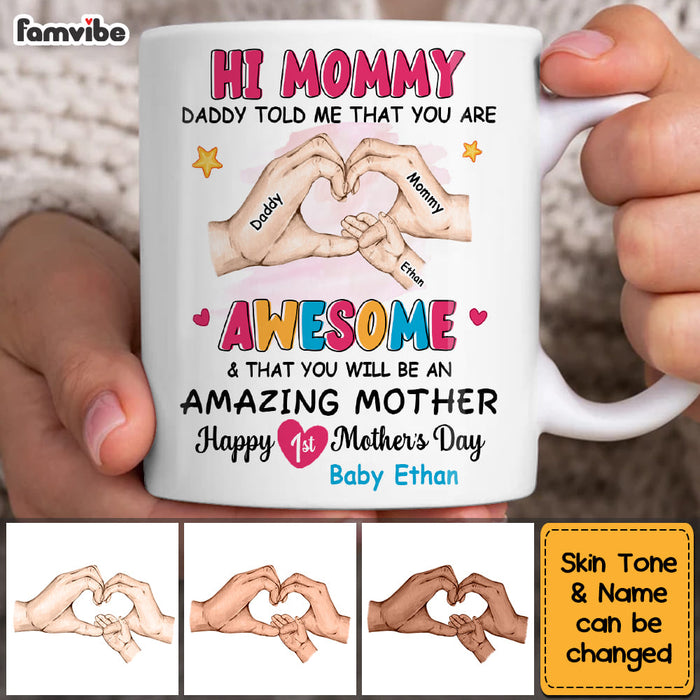 Personalized Gift Baby First Mother's Day Mug 31967 1