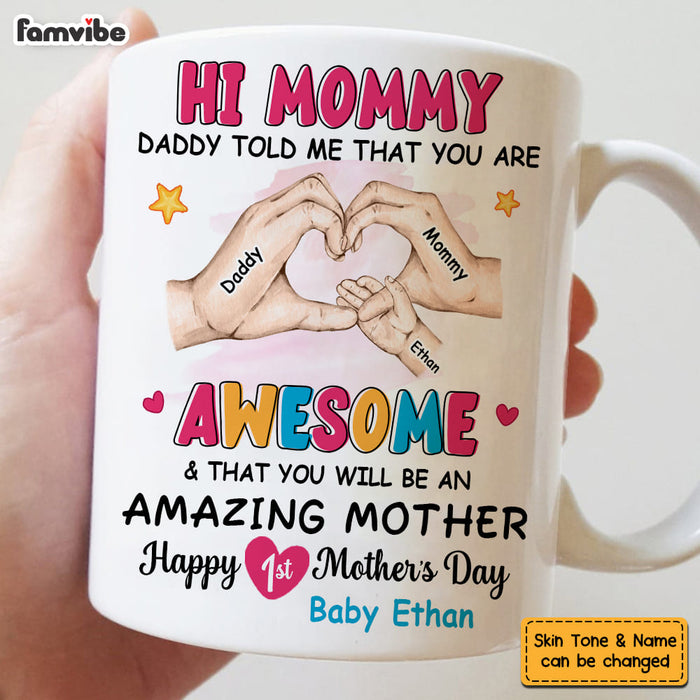 Personalized Gift Baby First Mother's Day Mug 31967 1