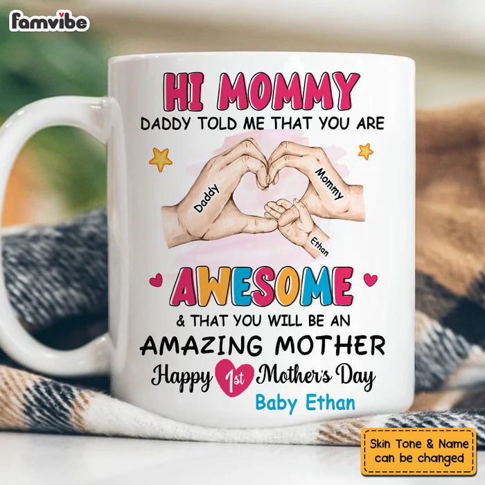 Personalized Gift Baby First Mother's Day Mug 31967 1