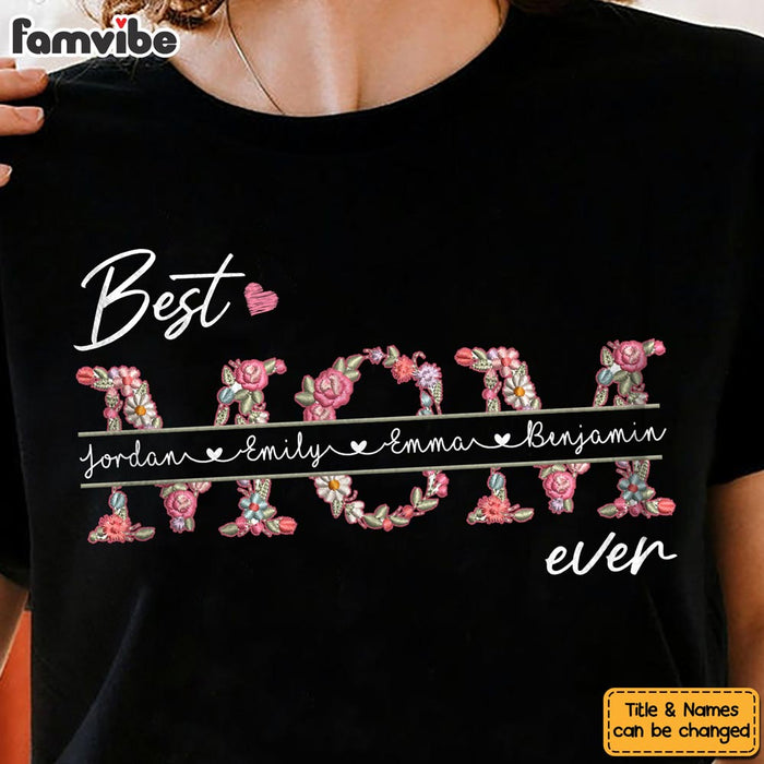 Personalized Gift For Mom Flower Pattern Shirt - Hoodie - Sweatshirt 31970 1
