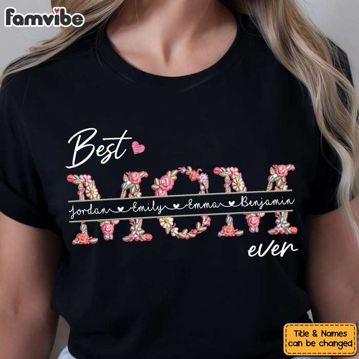 Personalized Gift For Mom Flower Pattern Shirt - Hoodie - Sweatshirt 31970 1