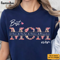 Personalized Gift For Mom Flower Pattern Shirt - Hoodie - Sweatshirt 31970 thumb 1