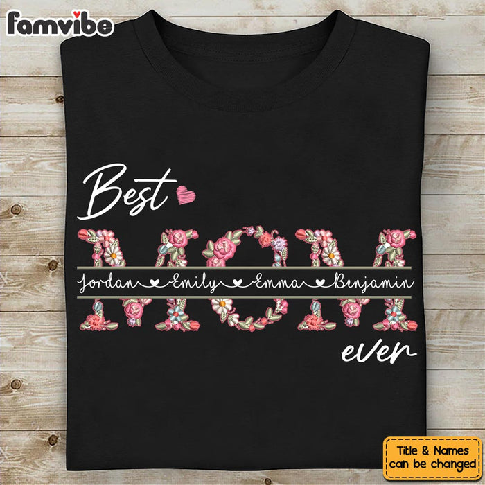 Personalized Gift For Mom Flower Pattern Shirt - Hoodie - Sweatshirt 31970 1