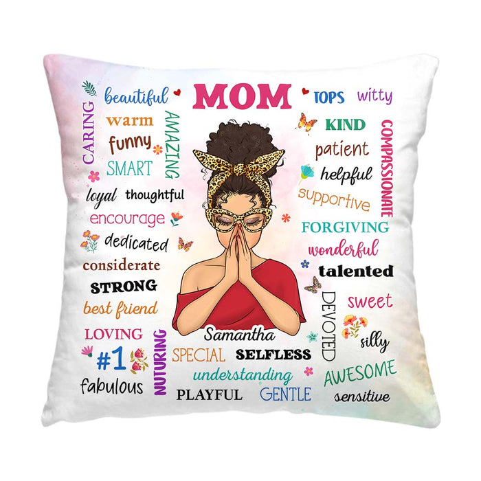 Personalized Gift For Mom Inspirational Affirmation Pillow 31972 1