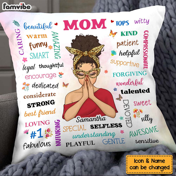 Personalized Gift For Mom Inspirational Affirmation Pillow 31972 1