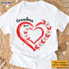 Personalized Gift For Grandma Butterfly Heart Polka Dot Shirt - Hoodie - Sweatshirt 31979 1