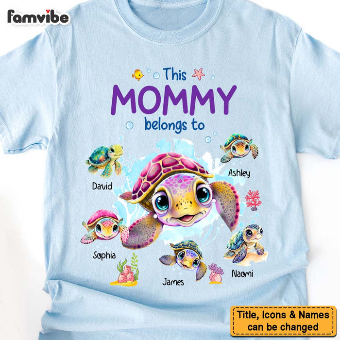 Personalized This Mom Belongs To Shirt - Hoodie - Sweatshirt 31982 1