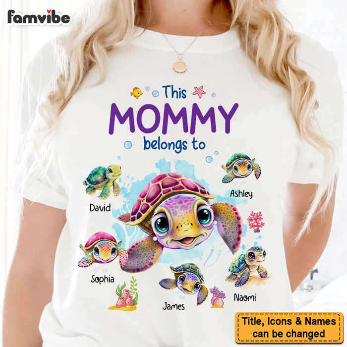 Personalized This Mom Belongs To Shirt - Hoodie - Sweatshirt 31982 1