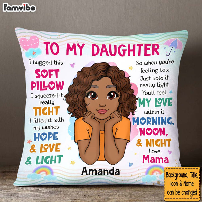 Personalized Gift For Daughter Hug This Pillow 31985 1