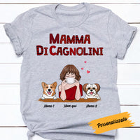 Personalized Dog Mom Cane Italian T Shirt AP171 30O58 thumb 1
