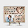 Personalized Gift For Dog Mom I Am Your Friend 2 Layered Separate Wooden Plaque 31990 1