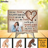 Personalized Gift For Dog Mom I Am Your Friend 2 Layered Separate Wooden Plaque 31990 1