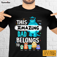 Personalized Gift For Dad This Amazing Dad Belongs To Shirt - Hoodie - Sweatshirt 31991 thumb 1