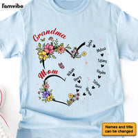 Personalized Gift For Grandma Flower Sweethearts Shirt - Hoodie - Sweatshirt 31994 thumb 1