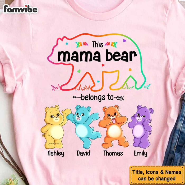 Personalized Gift For This Mama Bear Belongs To Shirt - Hoodie - Sweatshirt 31995 1