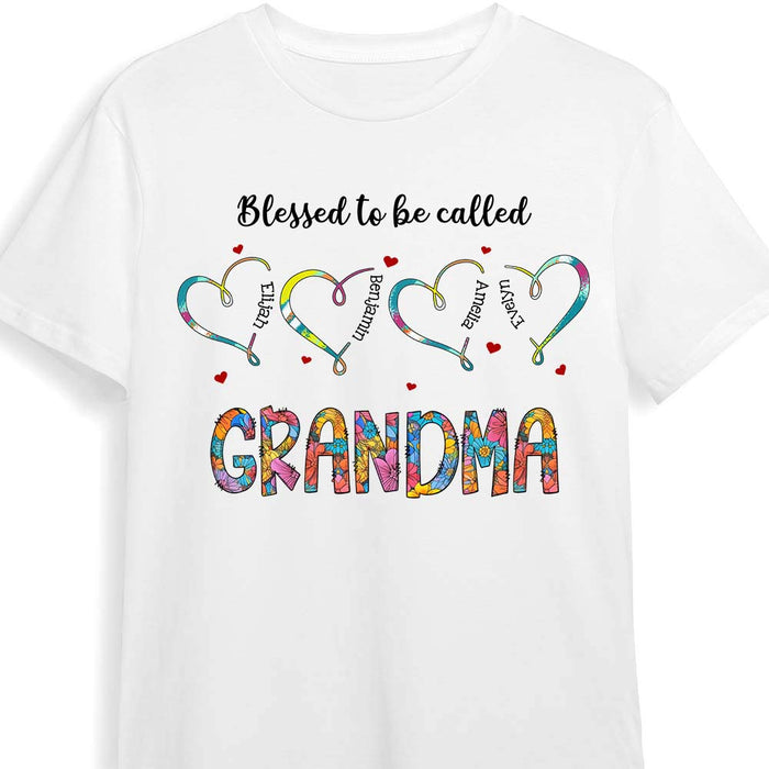 Personalized Gift For Grandma Hearts With Names Shirt - Hoodie - Sweatshirt 31998 1