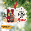 Personalized Life Is Better With Friends Christmas MDF Benelux Ornament NB93 30O53 1