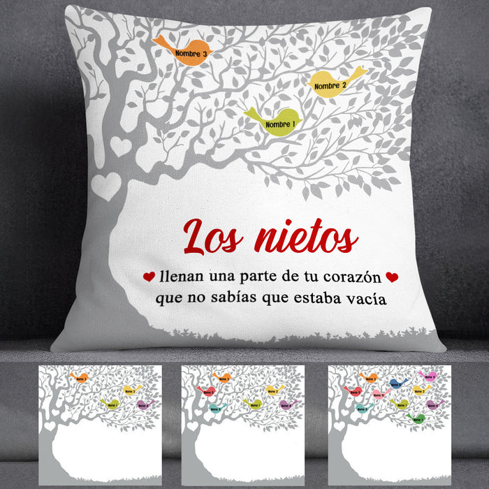 Personalized Spanish Mamá Abuela Family Tree Mom Grandma Pillow AP72 65O53 (Insert Included) 1