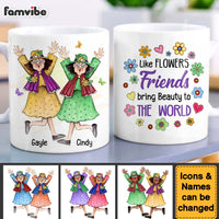 Personalized Gift For Friends Like Flowers Mug 30691 thumb 1
