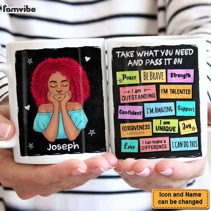 Personalized Gift For Daughter Granddaughter Take What You Need And Pass It On Mug 25307 1