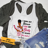 Personalized I Love My Body BWA Gym Racerback Tank SB12 29O47 thumb 1