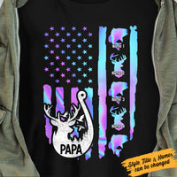 Personalized Hunting Fishing Dad T Shirt AP193 95O53 thumb 1