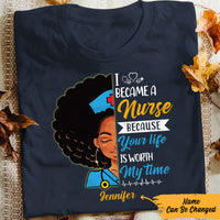 Personalized BWA Nurse Proud T Shirt JL273 27O57 thumb 1