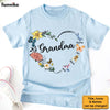 Personalized Gift For Grandma Flower Insects Shirt - Hoodie - Sweatshirt 32002 1