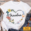 Personalized Gift For Grandma Flower Insects Shirt - Hoodie - Sweatshirt 32002 1