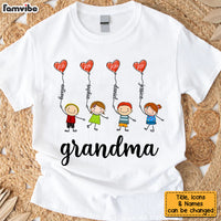 Personalized Gift For Grandma Doodle Kids Shirt - Hoodie - Sweatshirt 32007 thumb 1