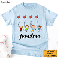 Personalized Gift For Grandma Doodle Kids Shirt - Hoodie - Sweatshirt 32007 thumb 1