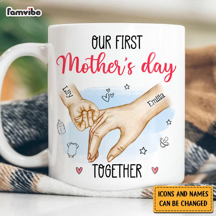 Personalized Our First Mother's Day Together Mug 32016 1