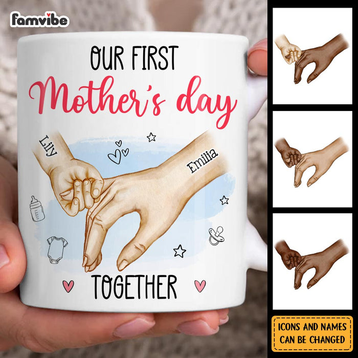 Personalized Our First Mother's Day Together Mug 32016 1