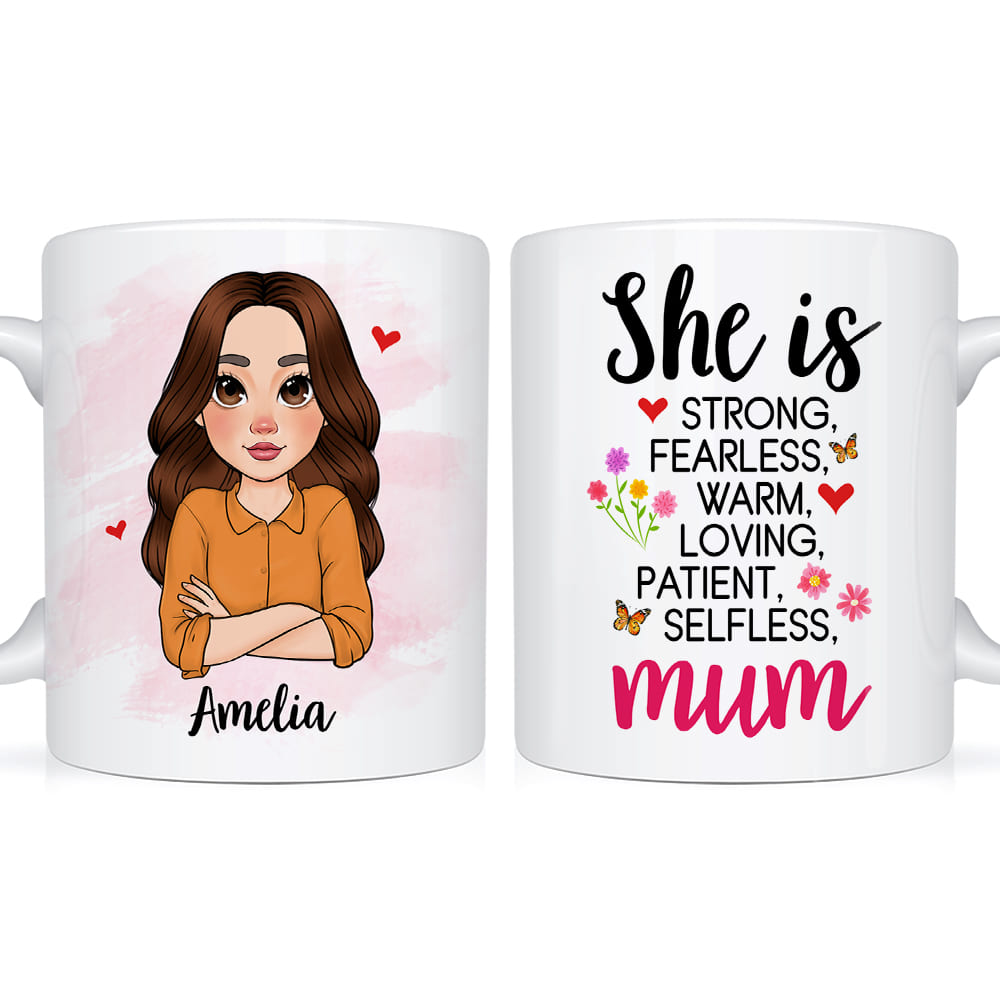 Personalized Gift For Mom She Is Mum Mug 32017 Primary Mockup