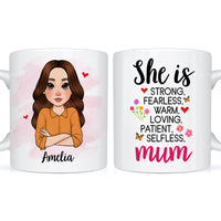Personalized Gift For Mom She Is Mum Mug 32017 thumb 1