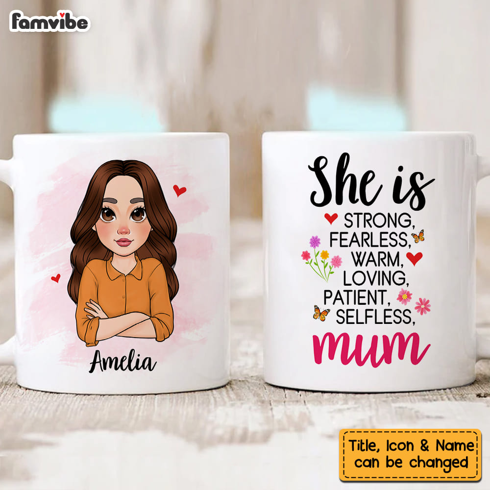 Personalized Gift For Mom She Is Mum Mug 32017 Primary Mockup