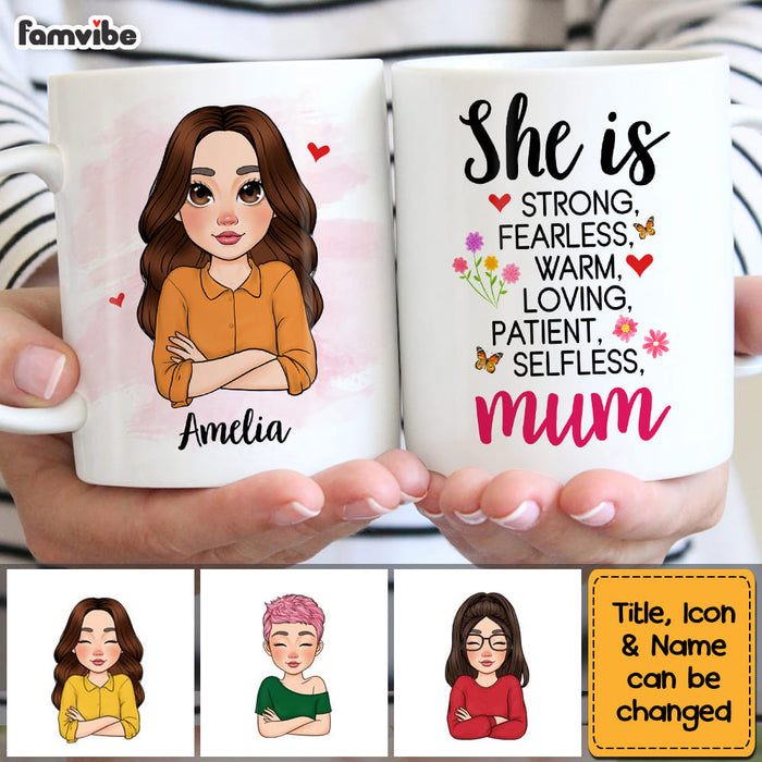 Personalized Gift For Mom She Is Mum Mug 32017 1
