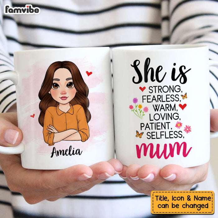 Personalized Gift For Mom She Is Mum Mug 32017 1