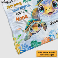 Personalized Gift For Grandson Hope And Love And Light Blanket 32023 thumb 1