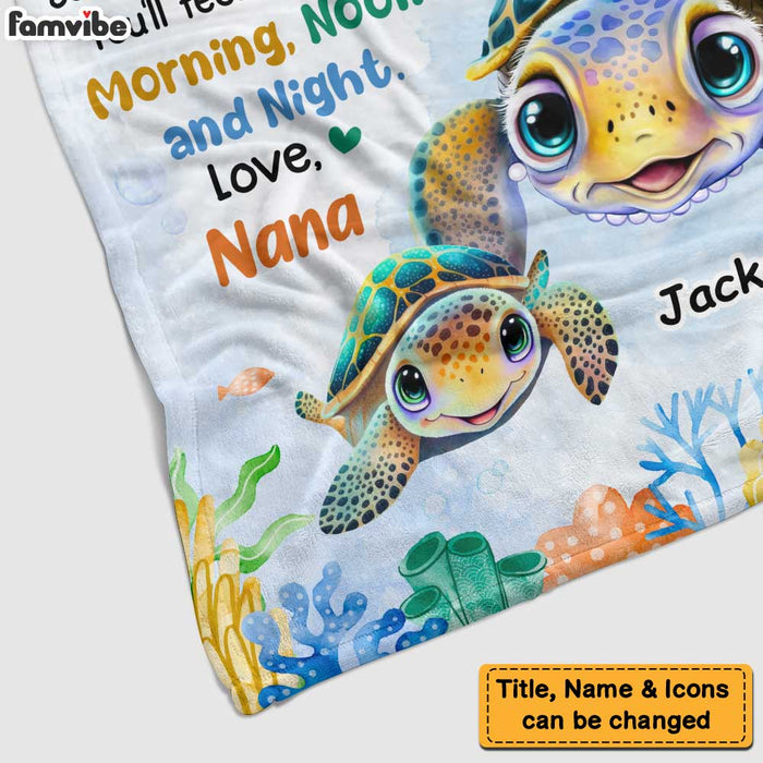 Personalized Gift For Grandson Hope And Love And Light Blanket 32023 1