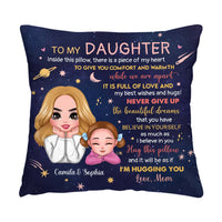 Personalized Gift For Daughter A Piece Of My Heart Inside This Pillow 32036 thumb 1