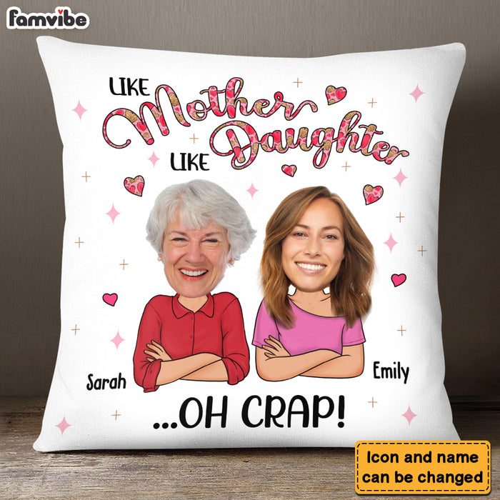 Personalized Gift For Daughter Like Mother Photo Pillow 32037 1