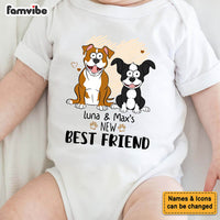 Personalized Gift For Newborn Baby Shower New Friend Baby Onesie 32042 thumb 1