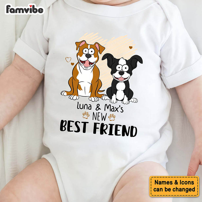 Personalized Gift For Newborn Baby Shower New Friend Baby Onesie 32042 1