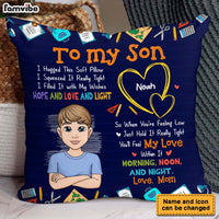 Personalized Gift For Son Science Theme Pillow 32045 thumb 1