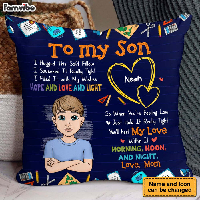 Personalized Gift For Son Science Theme Pillow 32045 1