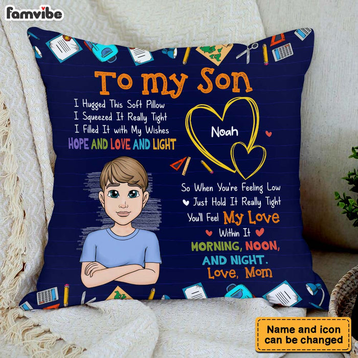 Personalized Gift For Son Science Theme Pillow 32045 1