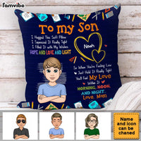 Personalized Gift For Son Science Theme Pillow 32045 thumb 1