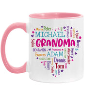Personalized Gift For Grandma Heart Word Art Mug 32053 thumb 1